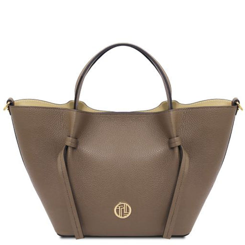 Legame - Leather shopping bag - Large size